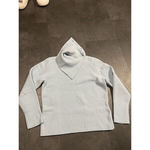 Covington‎ Women's Long Sleeve Light Blue Turtleneck Sweater S D-202